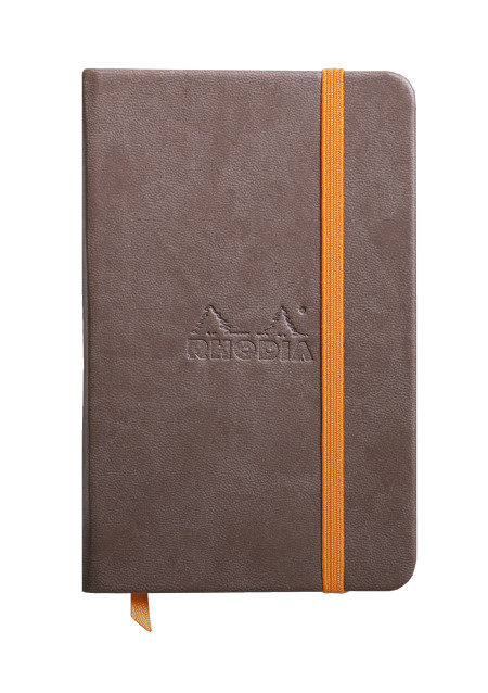 Rhodia Hardcover Notebook - Small - Chocolate - Plain